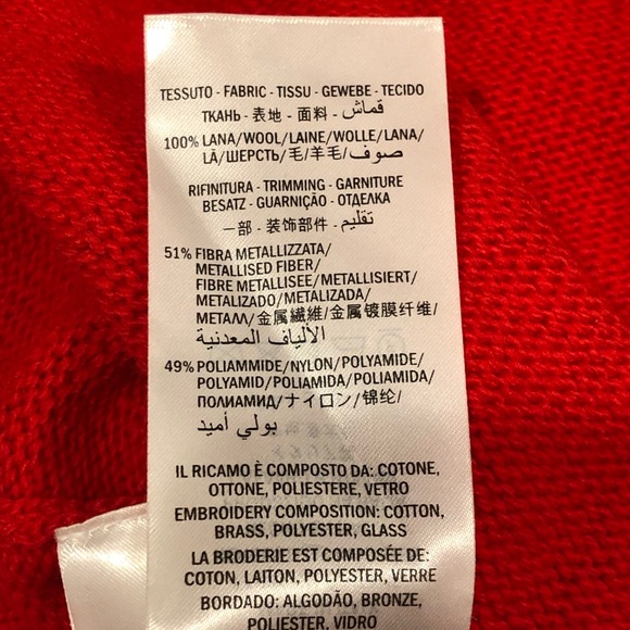 GUCCI Embellished Rhinestone Crewneck Cat Sweater - Picture 6 of 7